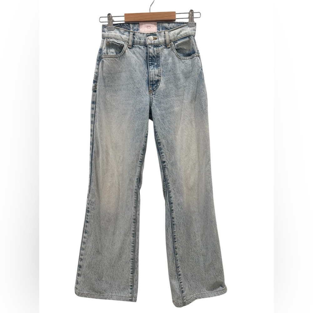 REVICE Light Blue High-Waist Wide Leg Jeans - Picture 3 of 6
